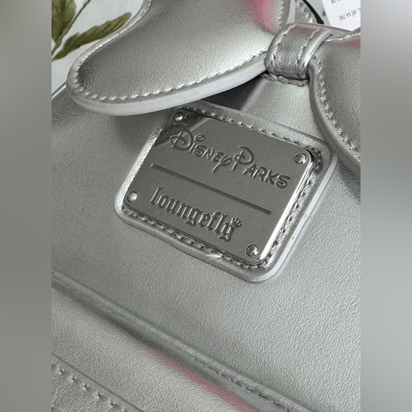 Loungefly Minnie Mouse Disney100 Platinum Mini Backpack - Picture 3 of 15